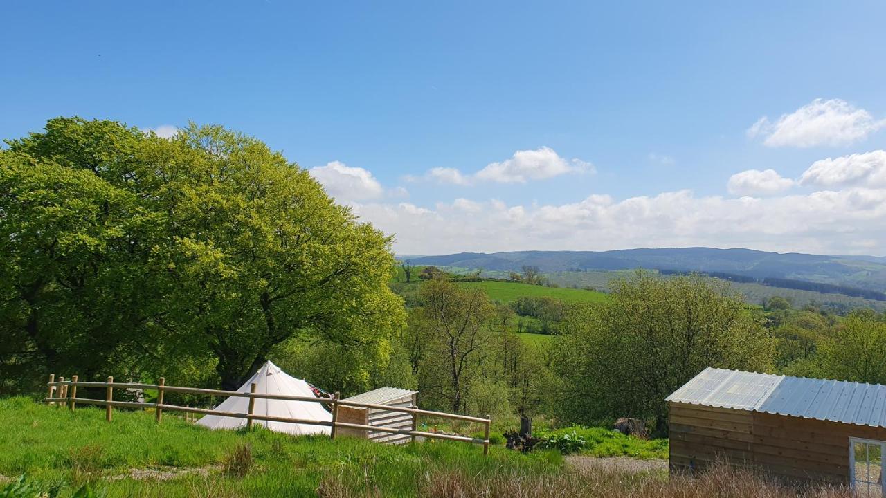Calon Y Goedwig Glamping Hotel แลนโดเวรี ภายนอก รูปภาพ
